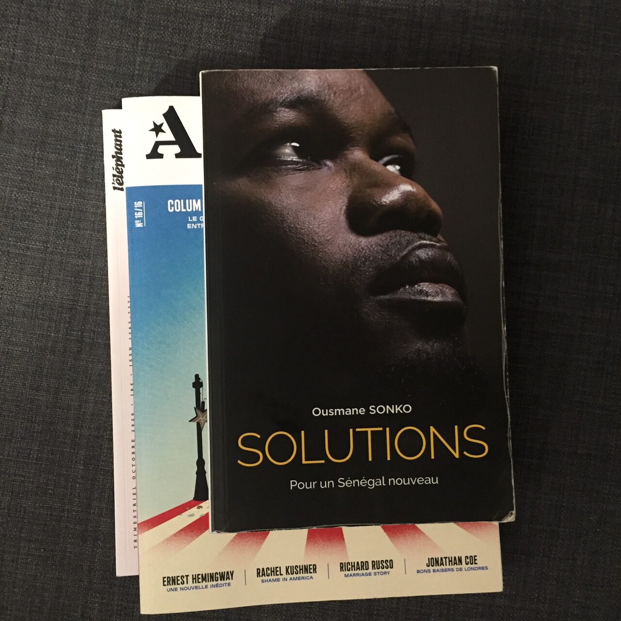 Couverture du livre "Solution" de Ousmane SONKO